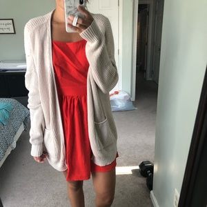 Oversized cardigan